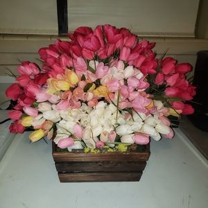 Tulip wreath